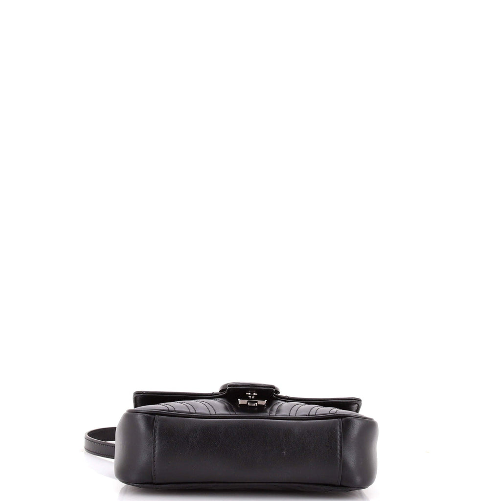 GG Marmont Flap Bag Matelasse Leather Mini