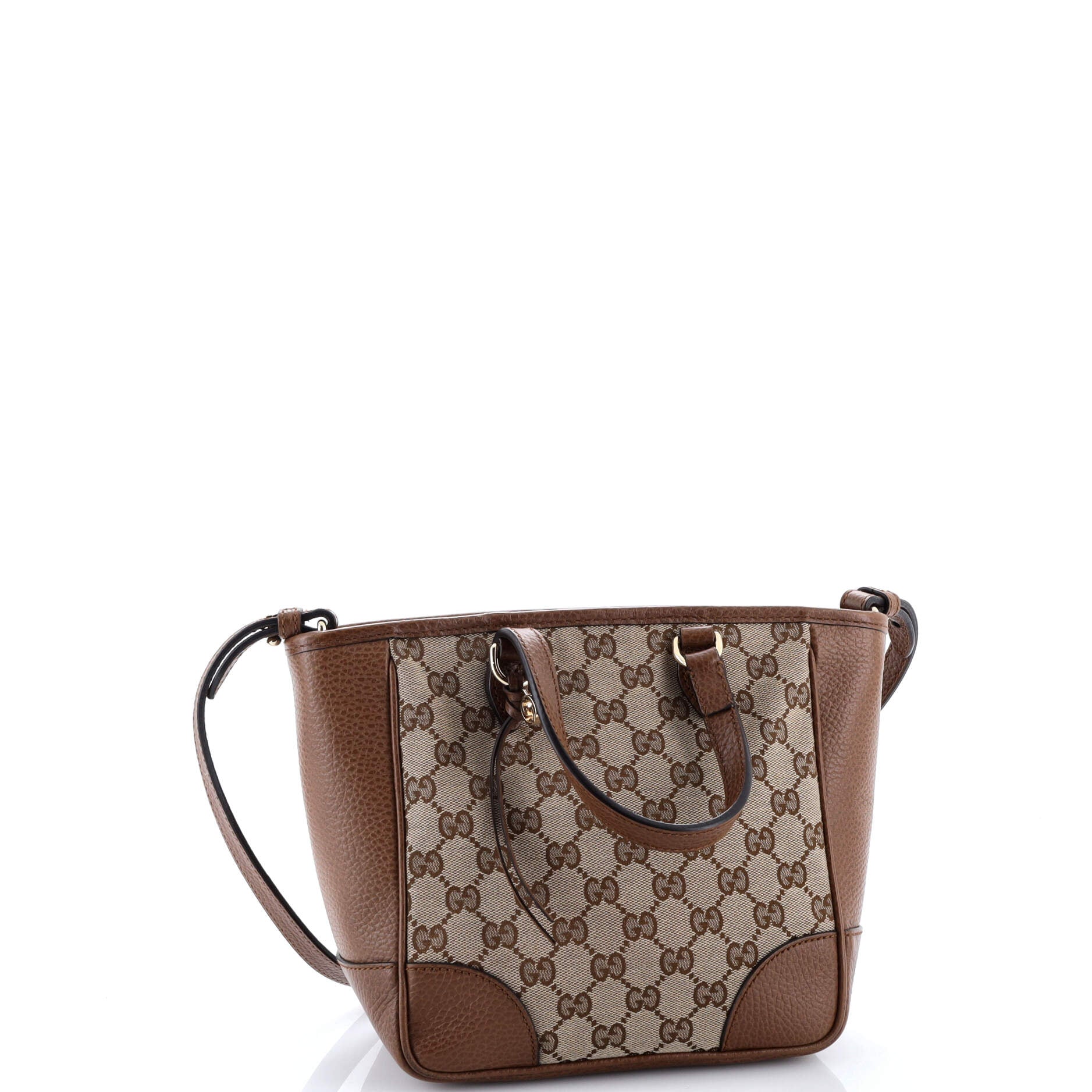 Bree Convertible Tote GG Canvas with Leather Small