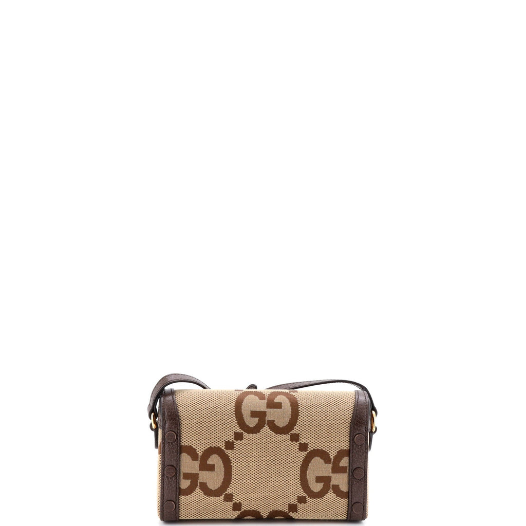 Horsebit 1955 Flap Crossbody Bag Jumbo GG Canvas Mini