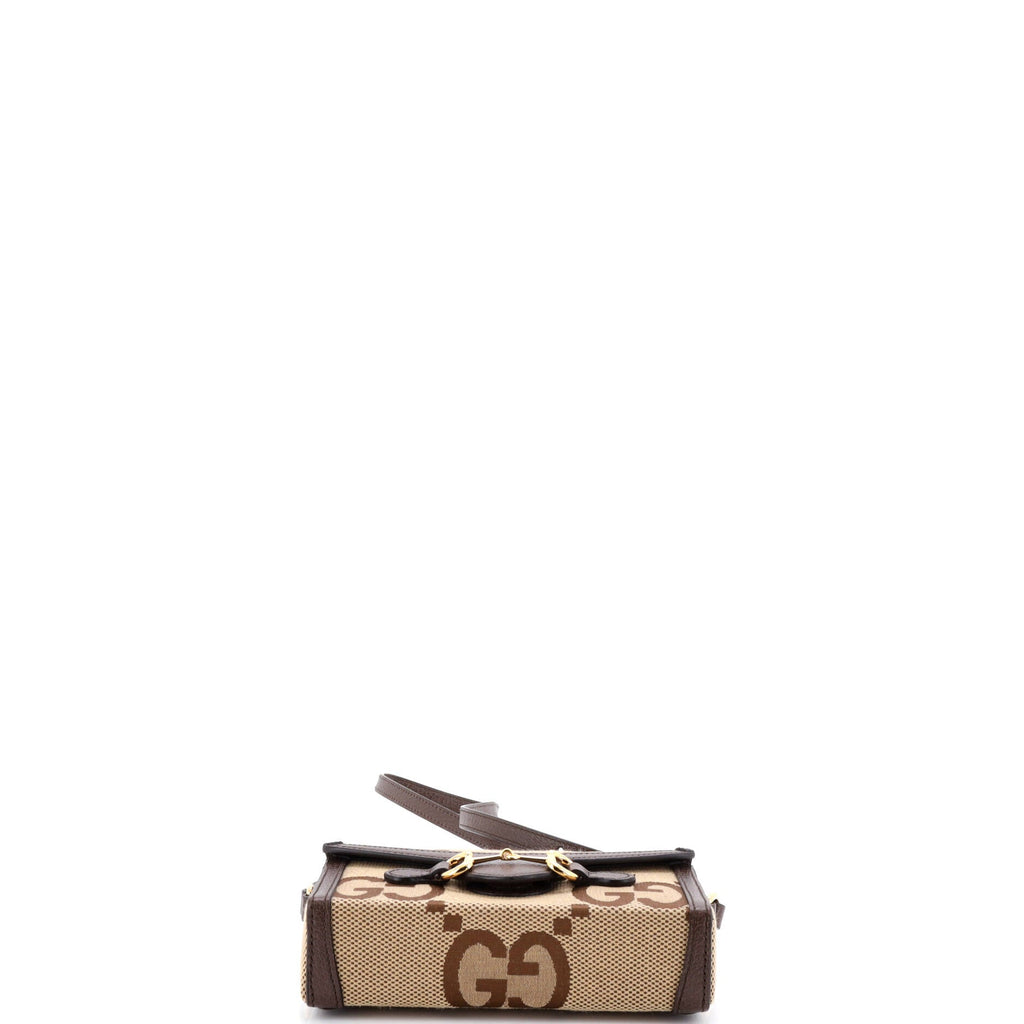 Horsebit 1955 Flap Crossbody Bag Jumbo GG Canvas Mini