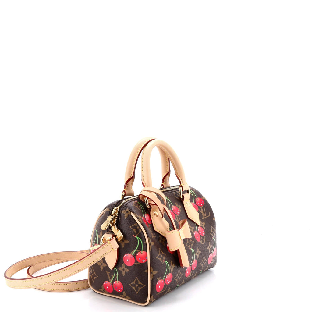 x Takashi Murakami Speedy Bandouliere Bag Limited Edition Monogram Cerises 20