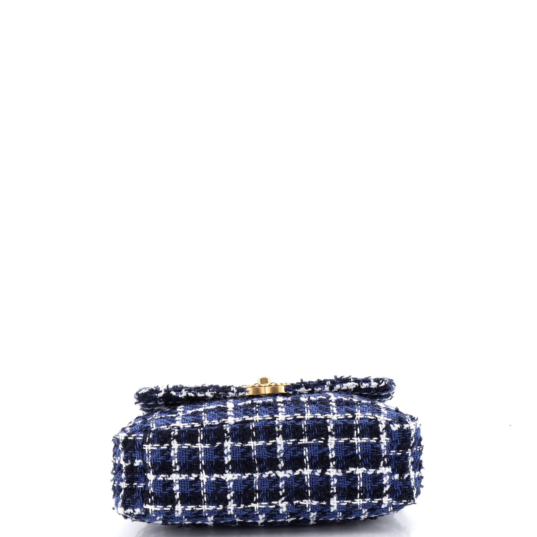 19 Flap Bag Quilted Tweed Medium