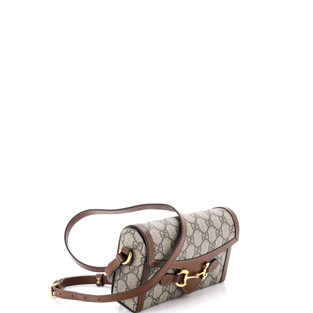 Horsebit 1955 Flap Crossbody Bag GG Coated Canvas Mini