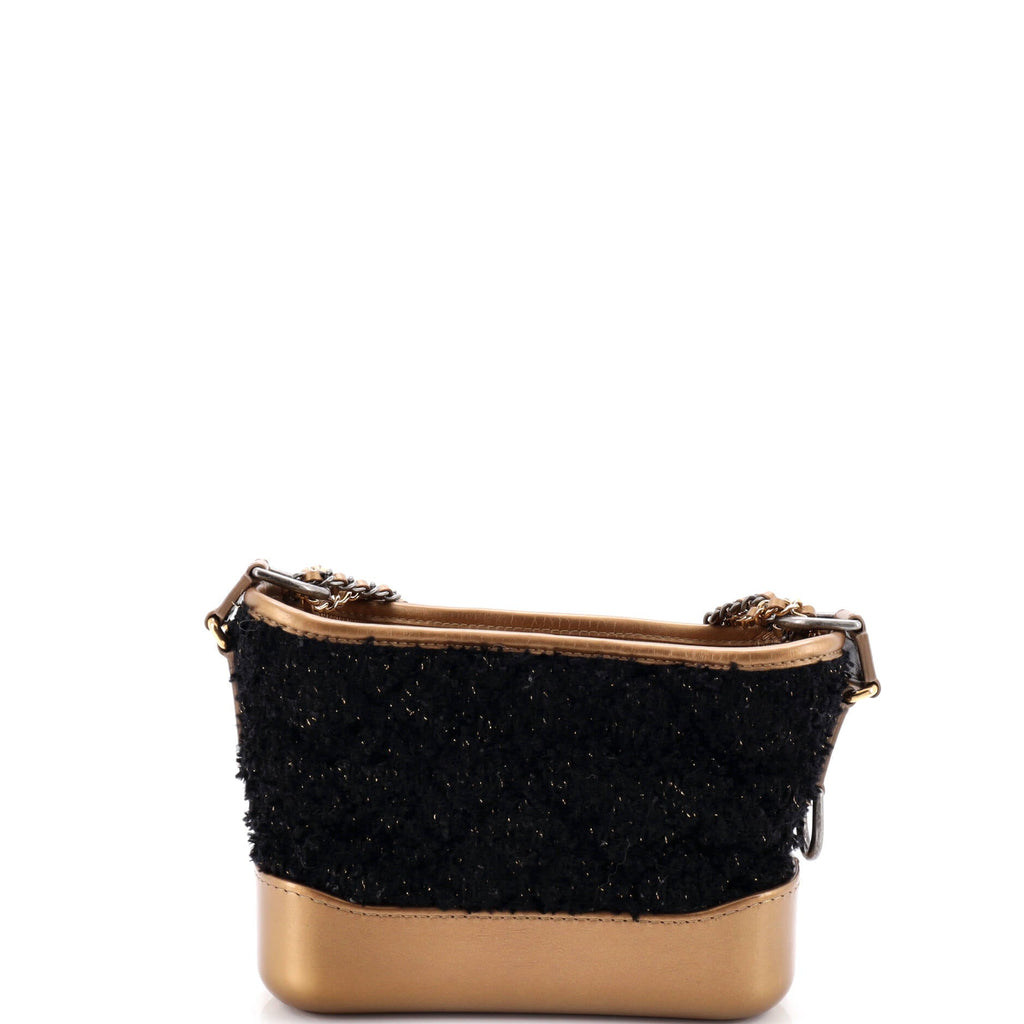 Gabrielle Hobo Quilted Tweed and Calfskin Small