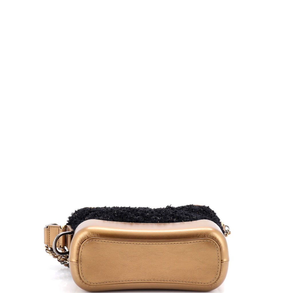 Gabrielle Hobo Quilted Tweed and Calfskin Small