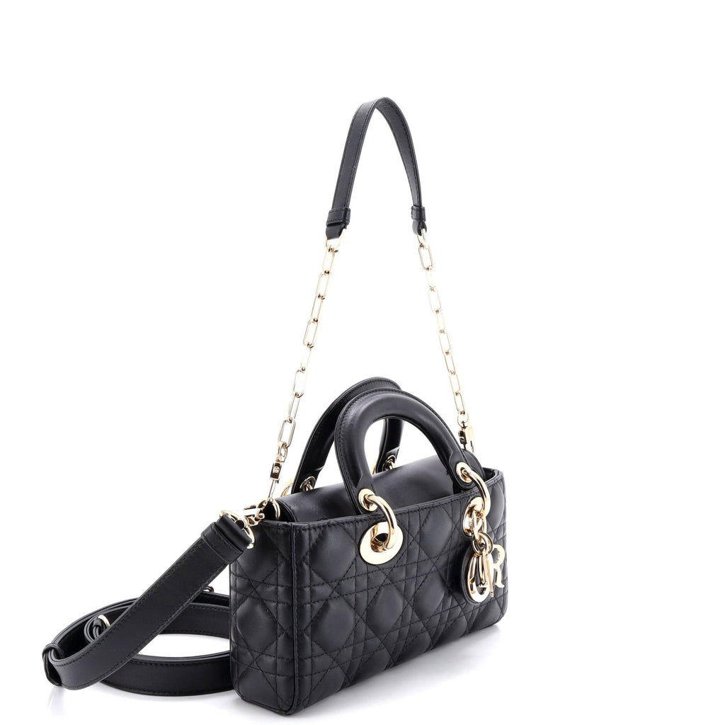 Lady D-Joy Bag Cannage Quilt Lambskin Small