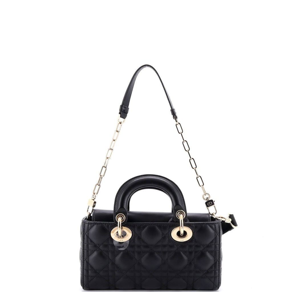 Lady D-Joy Bag Cannage Quilt Lambskin Small