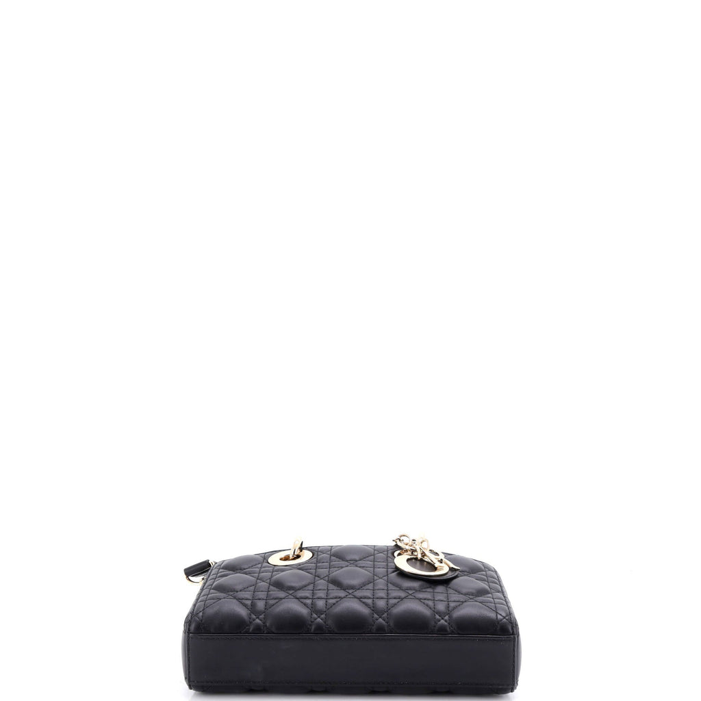 Lady D-Joy Bag Cannage Quilt Lambskin Small