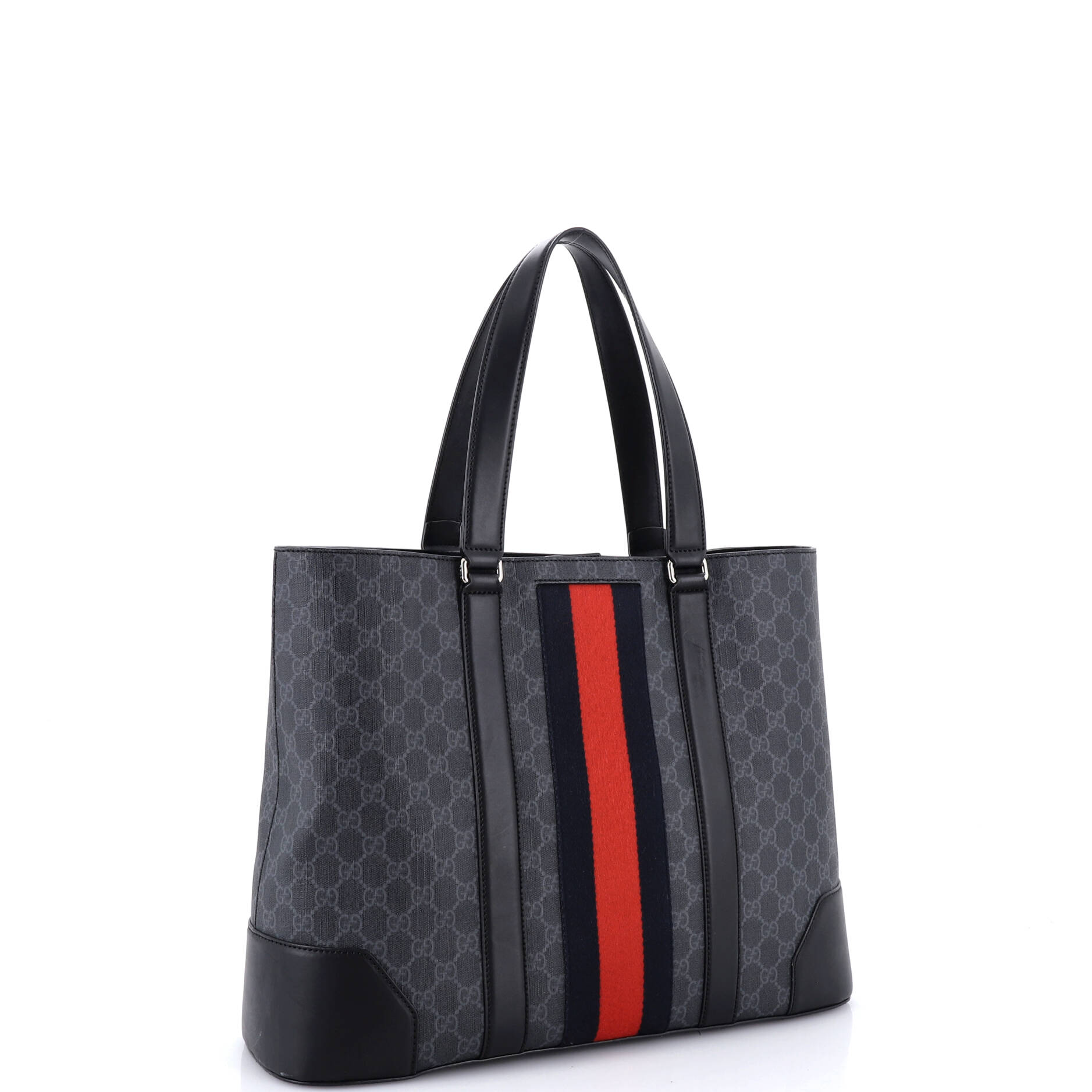 Web Open Tote GG Coated Canvas Large