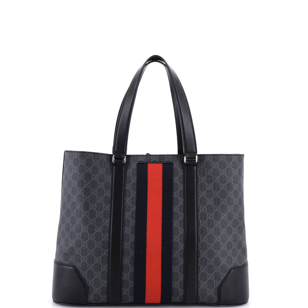 Web Open Tote GG Coated Canvas Large