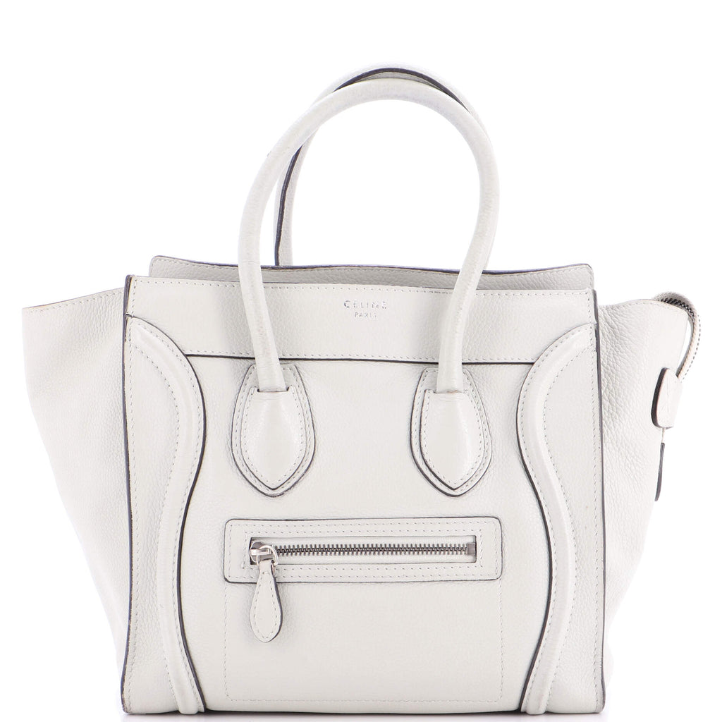 Luggage Bag Grainy Leather Micro