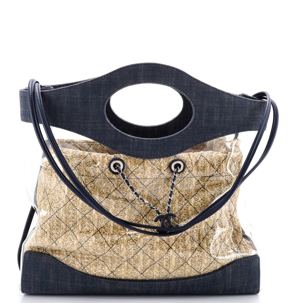 31 Shopping Bag PVC and Denim Large