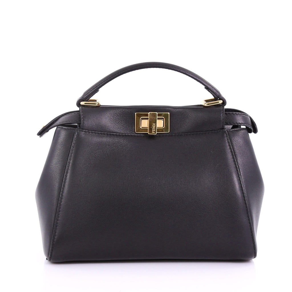 Peekaboo Handbag Leather Mini