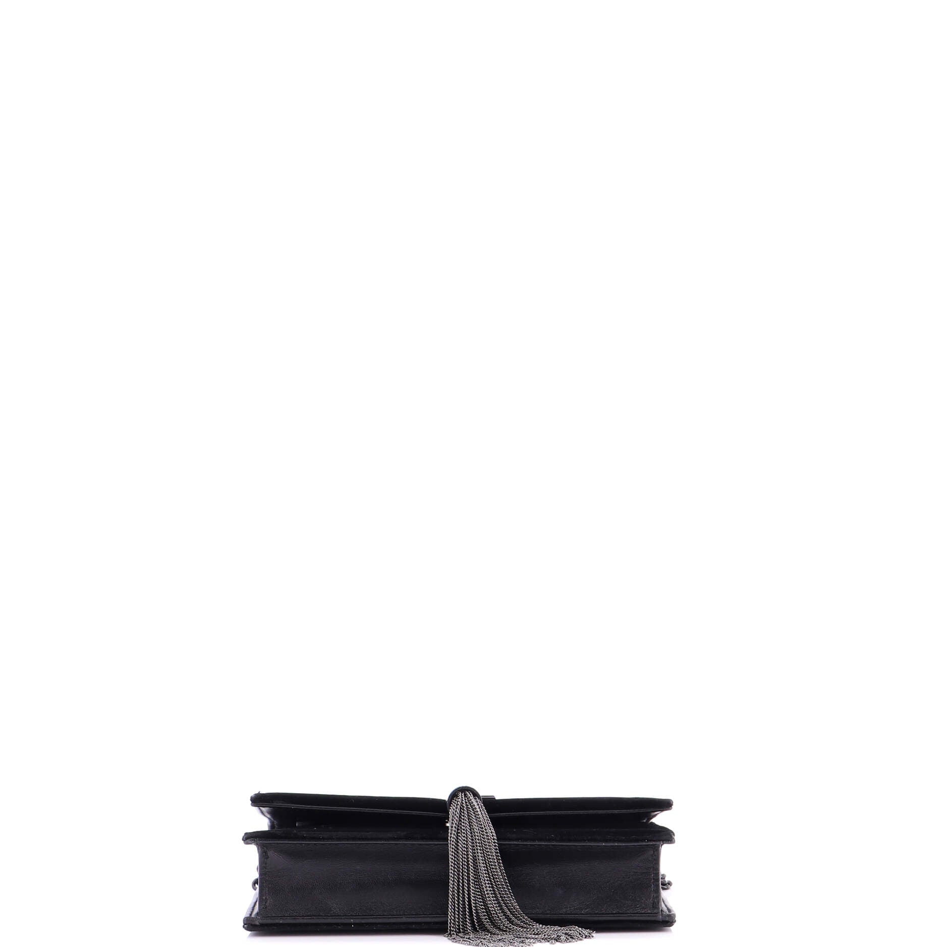 Classic Monogram Tassel Chain Wallet Velvet