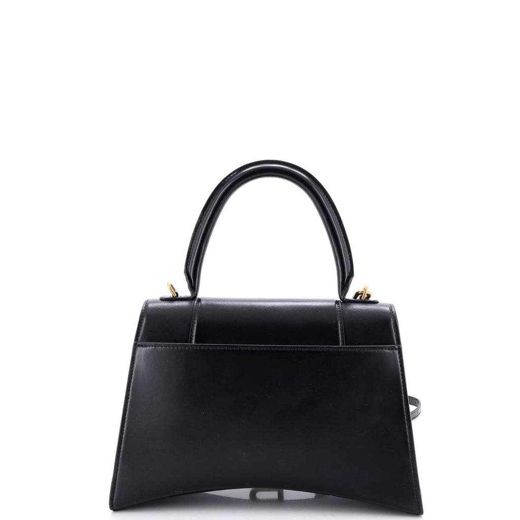 Hourglass Top Handle Bag Leather Medium
