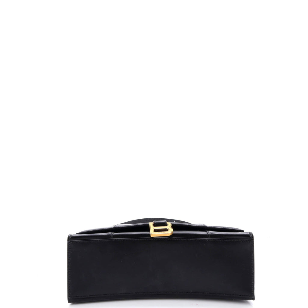 Hourglass Top Handle Bag Leather Medium