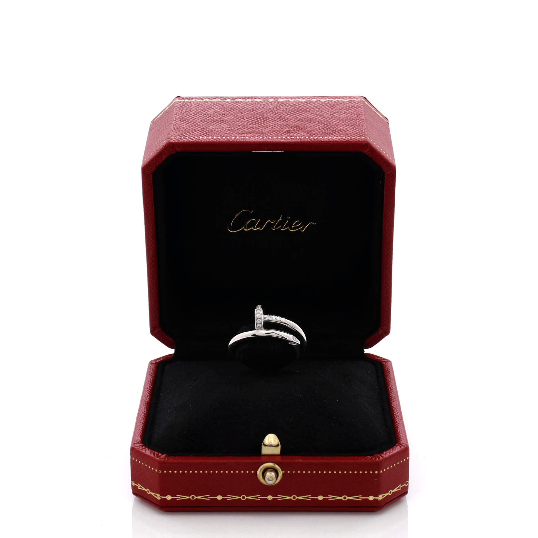 Juste un Clou Ring 18K White Gold with Diamonds
