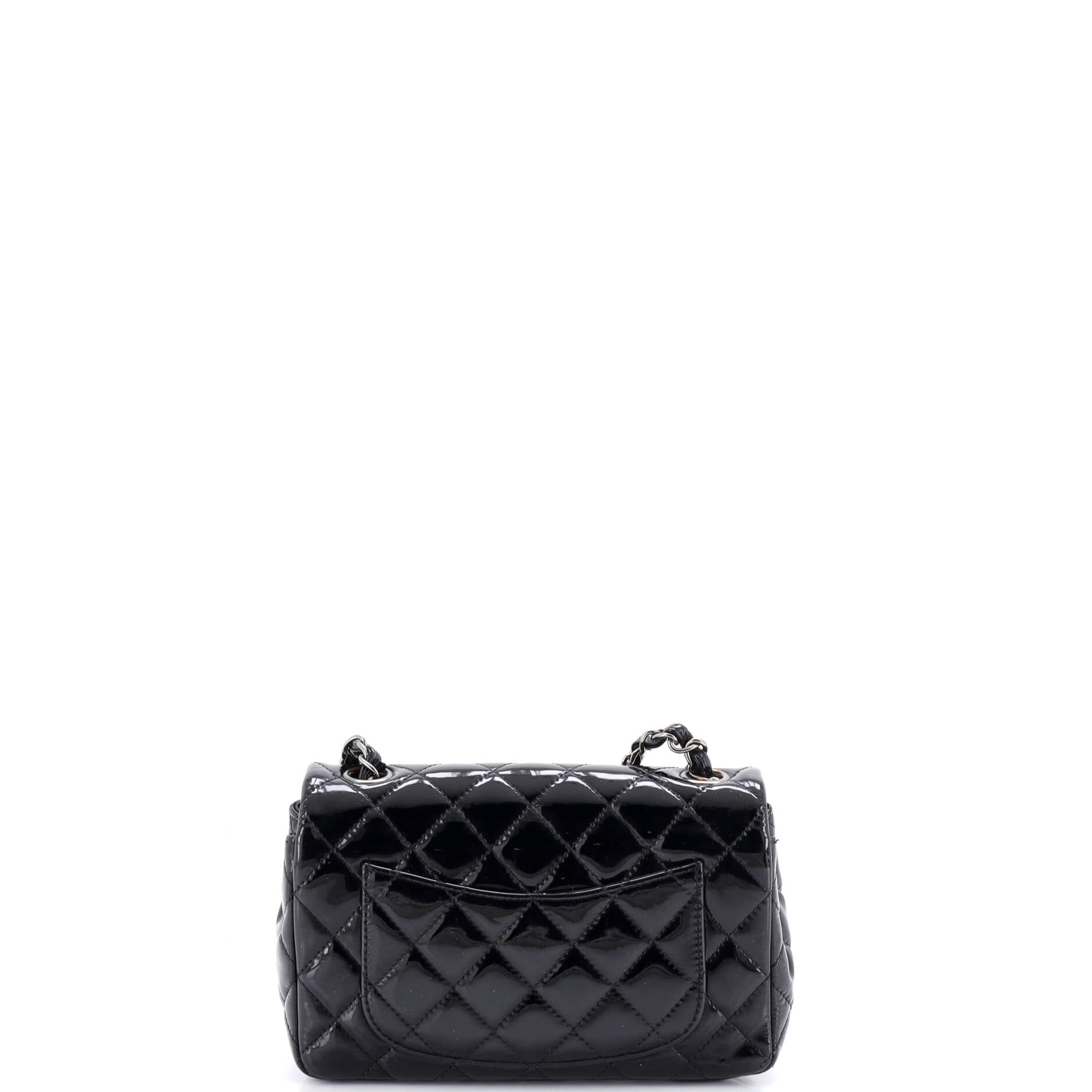 Classic Single Flap Bag Quilted Patent Mini