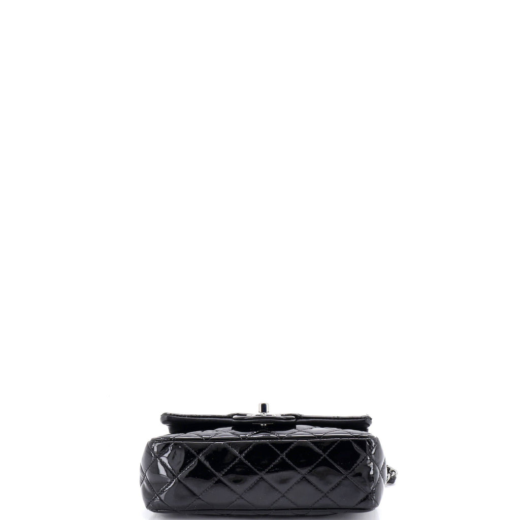 Classic Single Flap Bag Quilted Patent Mini