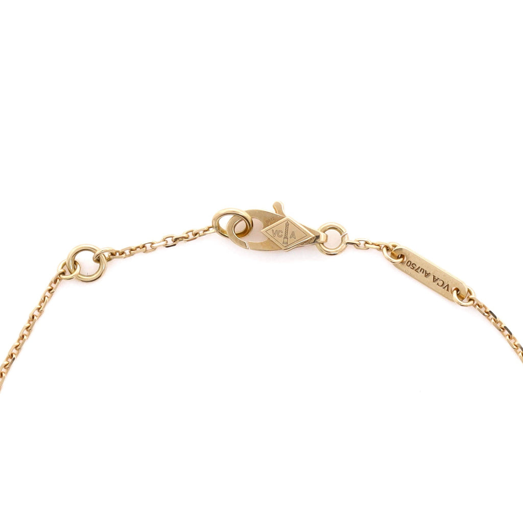 Sweet Alhambra Bracelet 18K Yellow Gold and Mother of Pearl