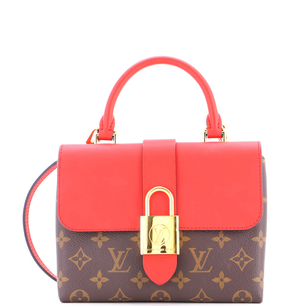 Locky Handbag Monogram Canvas with Leather BB