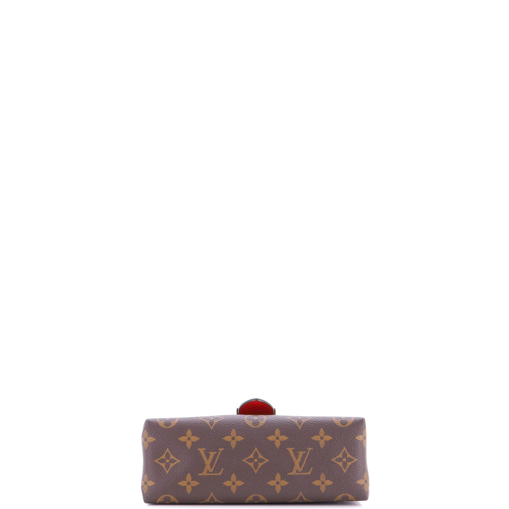 Locky Handbag Monogram Canvas with Leather BB
