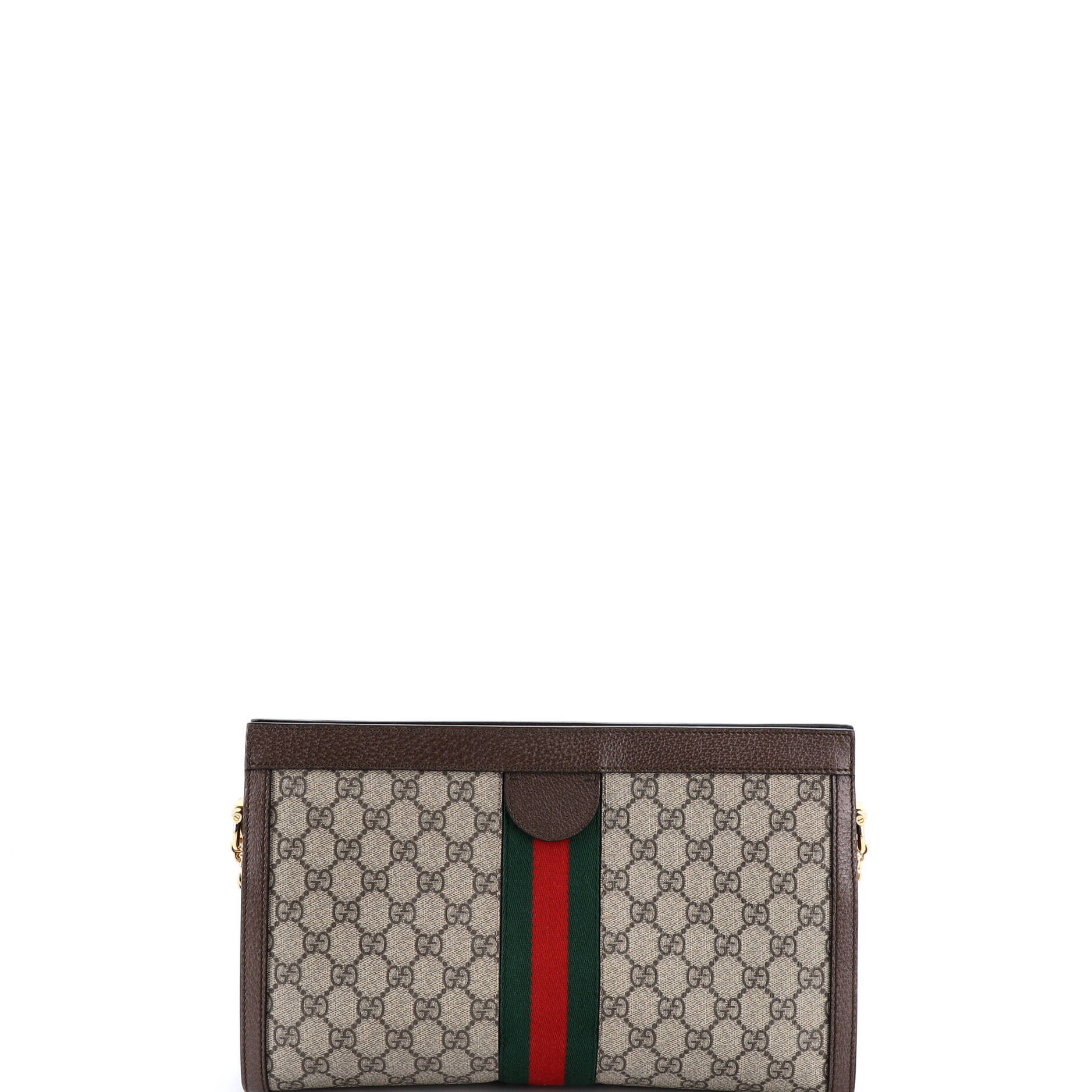 Ophidia Chain Shoulder Bag GG Coated Canvas Medium