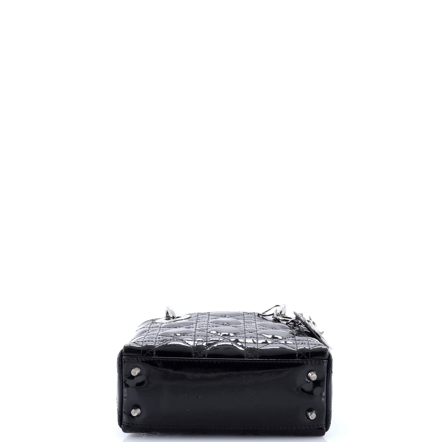 Lady Dior Bag Cannage Quilt Patent Mini