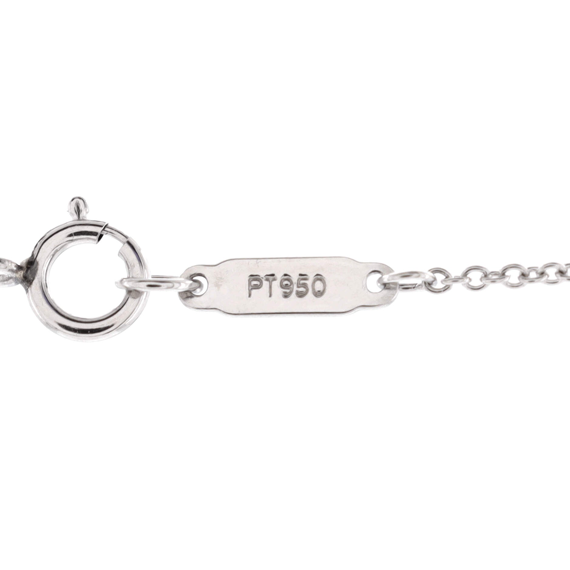 Schlumberger Lynn Pendant Necklace Platinum with Diamonds