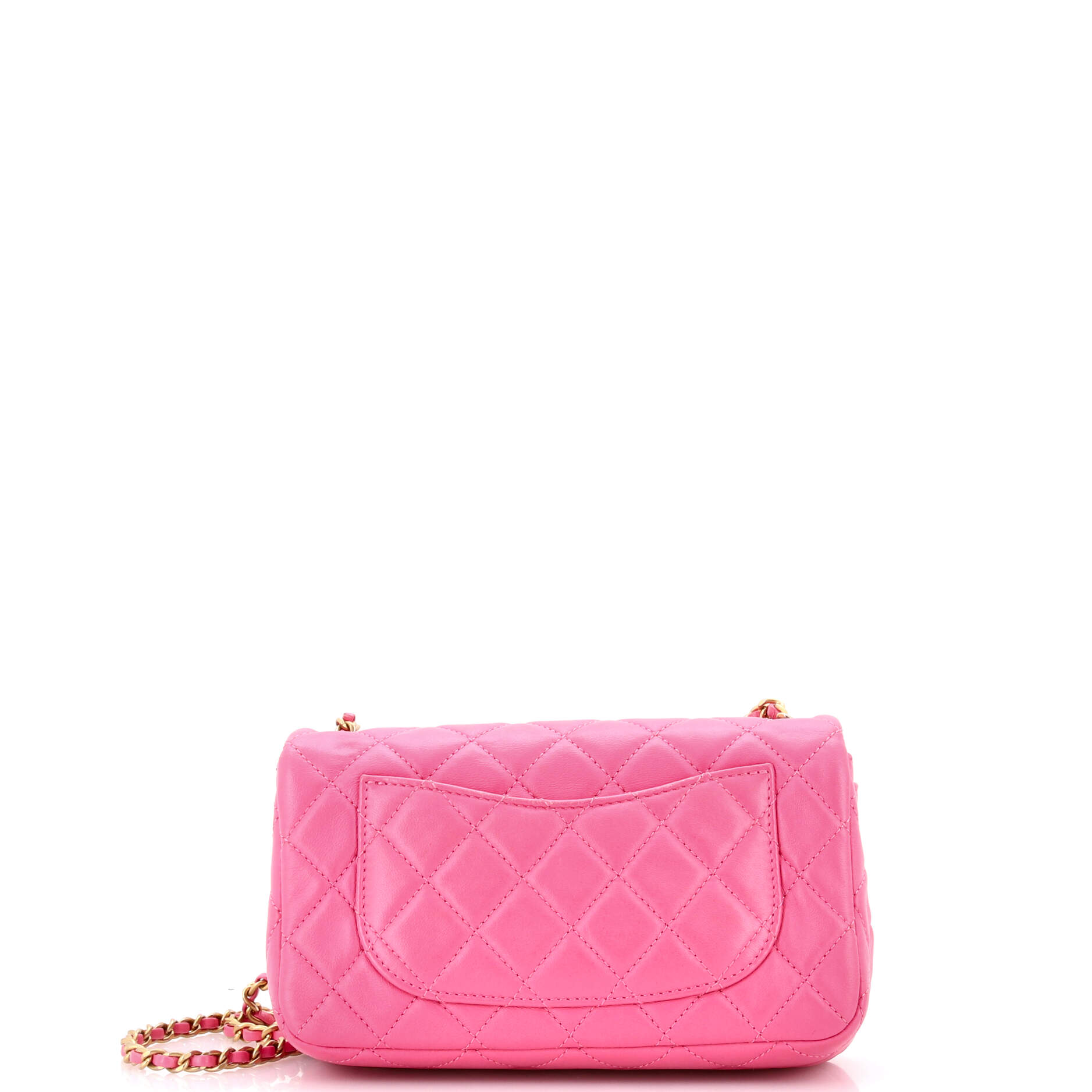Pearl Crush Flap Bag Quilted Lambskin Mini