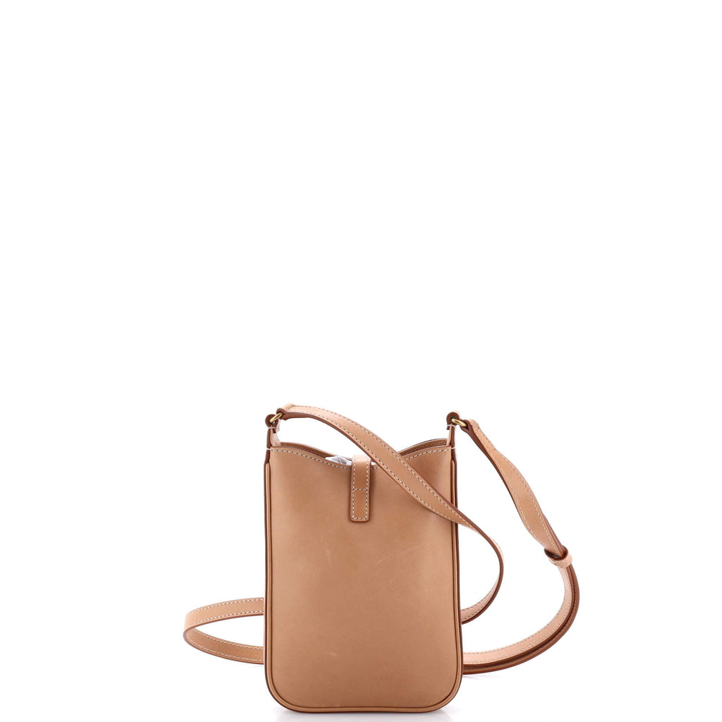 Le 5 a 7 Vertical Shoulder Bag Leather Mini