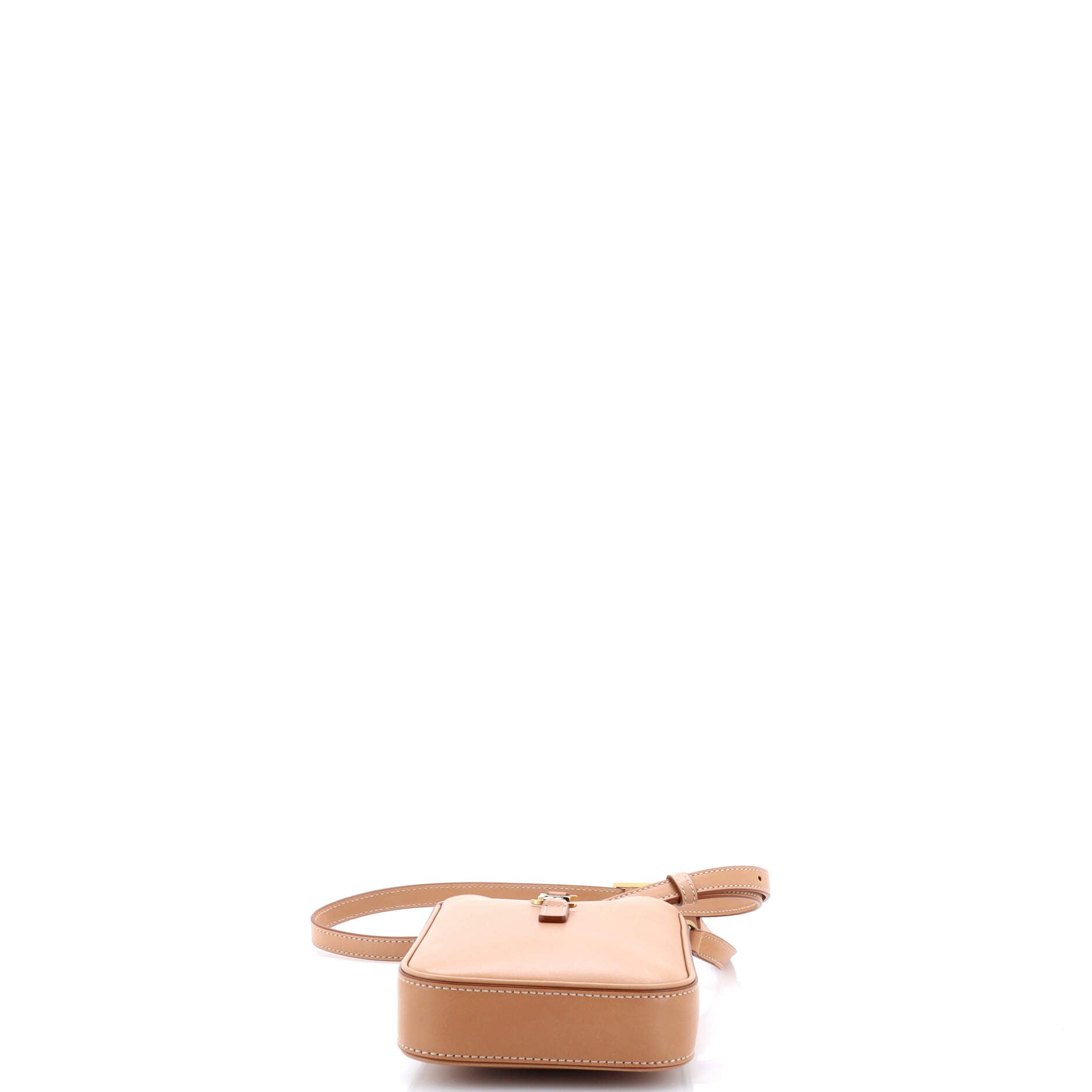 Le 5 a 7 Vertical Shoulder Bag Leather Mini