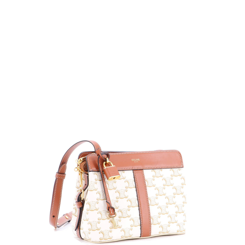 Teen Cabas De France Bag Triomphe Coated Canvas Small