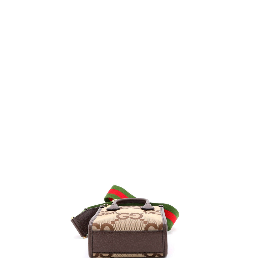Vertical Tote Jumbo GG Canvas Mini