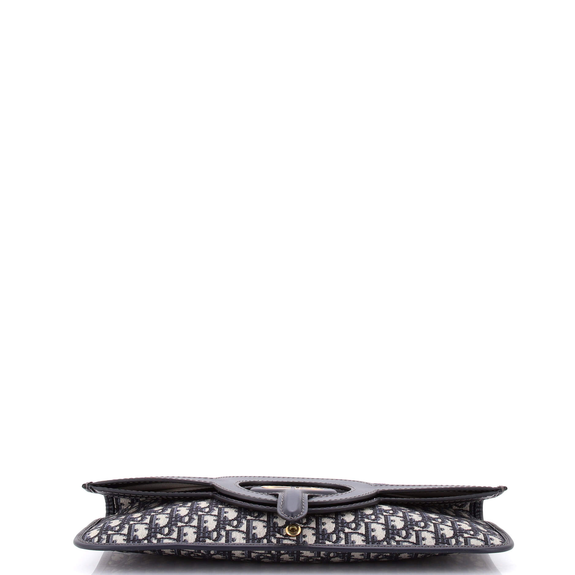 Fold Over Clutch Oblique Canvas