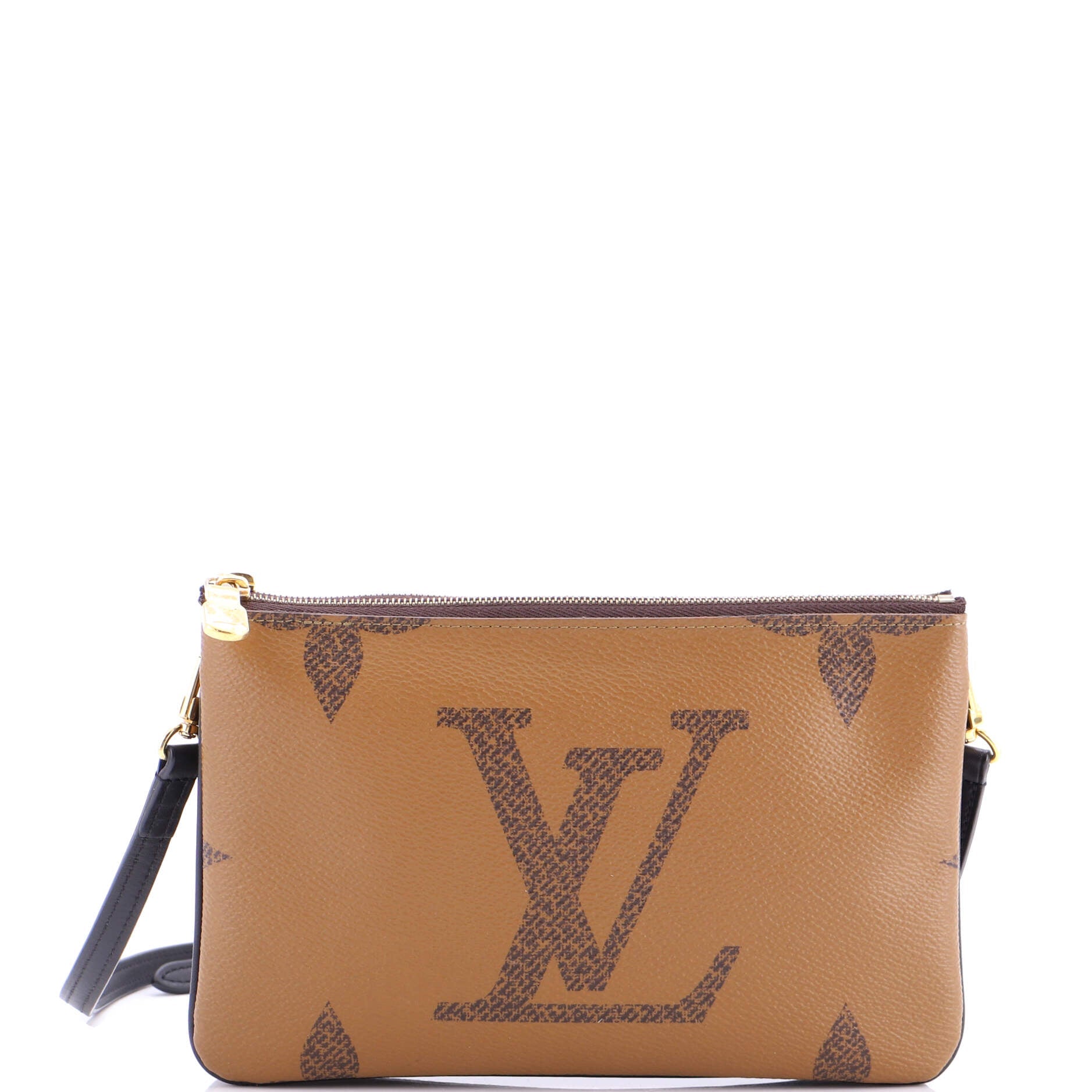 Double Zip Pochette Reverse Monogram Giant