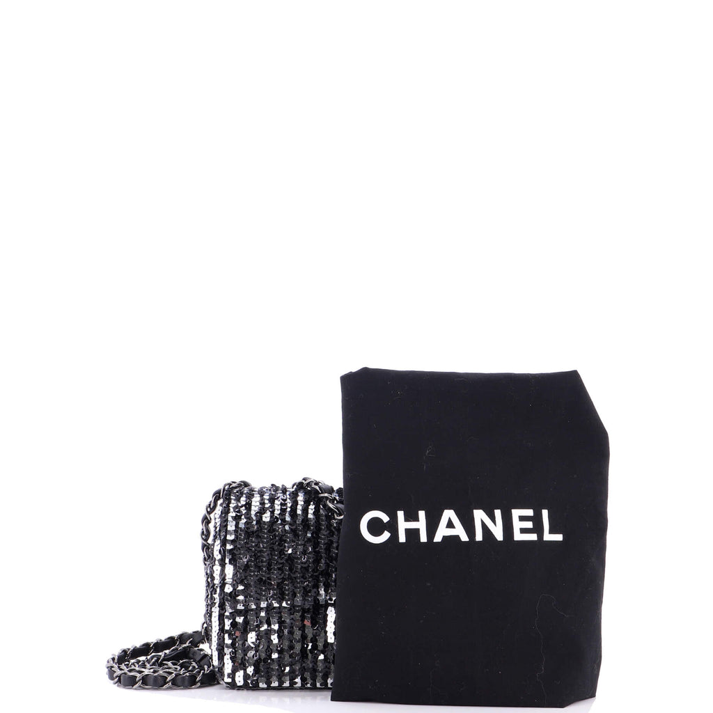 Classic Single Flap Bag Sequins Mini