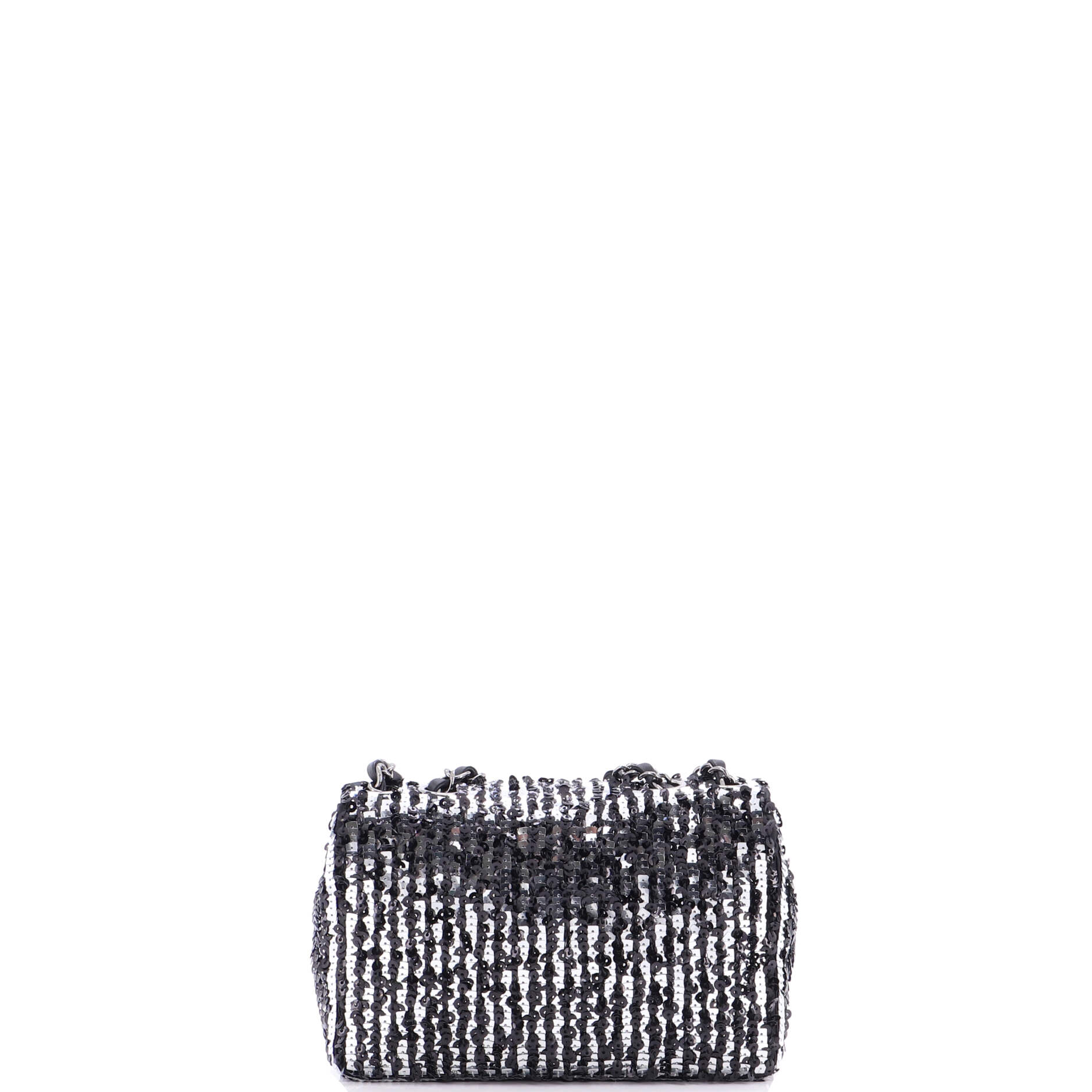 Classic Single Flap Bag Sequins Mini