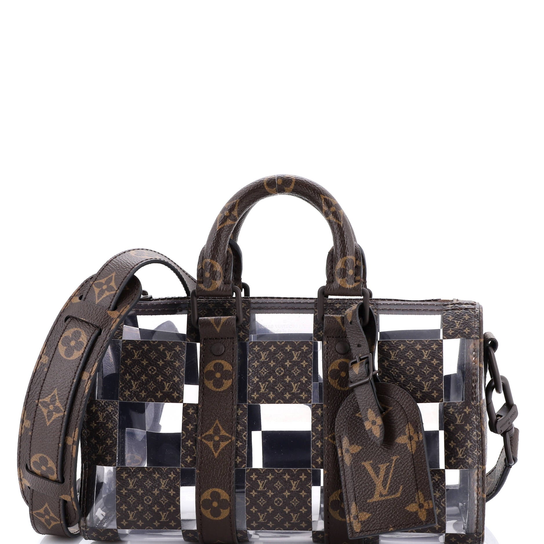 Keepall Bandouliere Bag Monogram Chess Coated Canvas and PVC 25