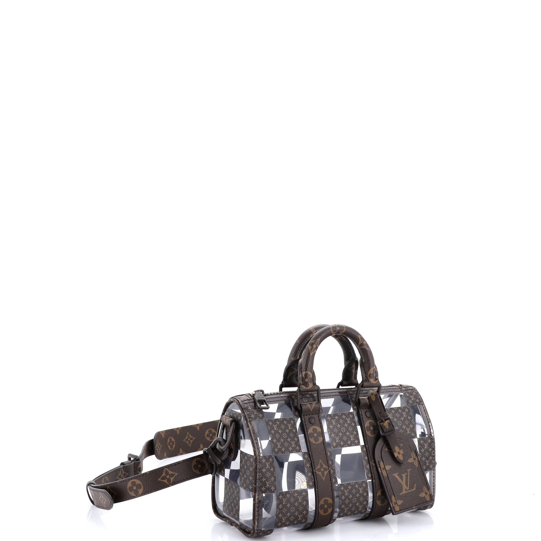 Keepall Bandouliere Bag Monogram Chess Coated Canvas and PVC 25