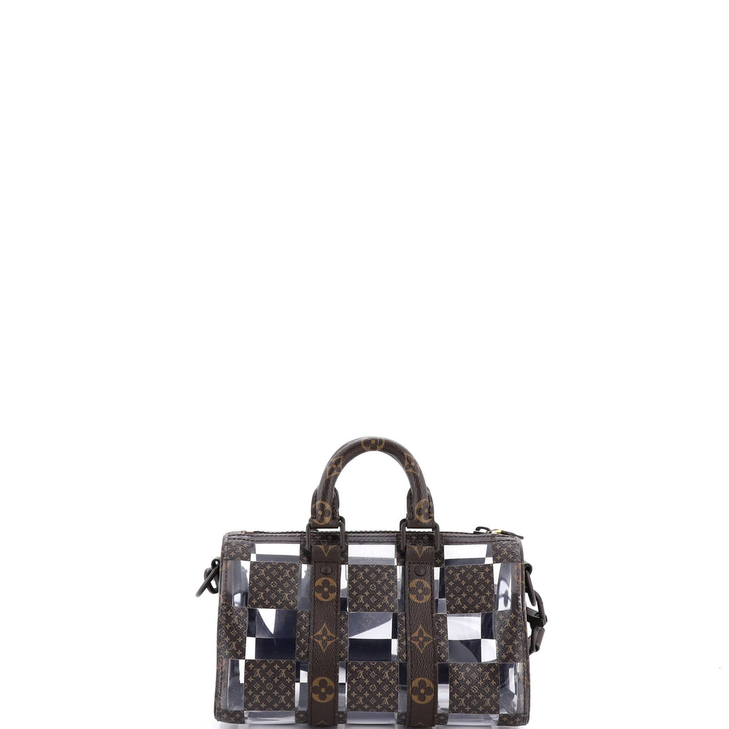 Keepall Bandouliere Bag Monogram Chess Coated Canvas and PVC 25