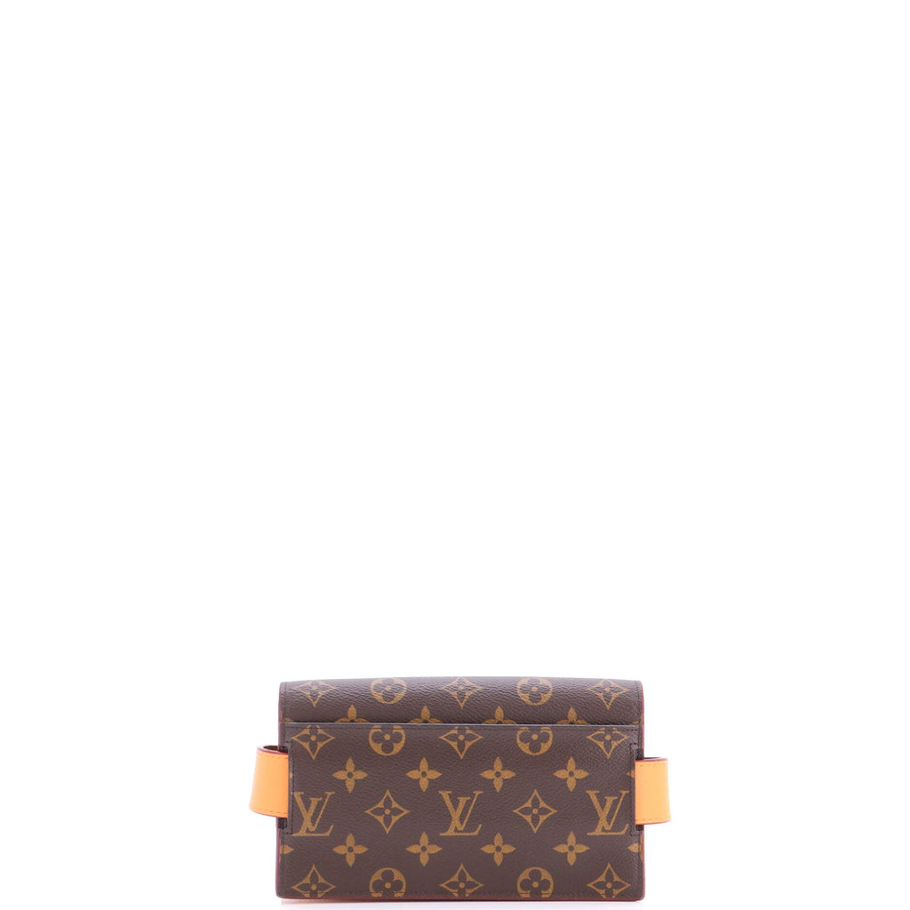 S Lock Belt Pouch Monogram Canvas