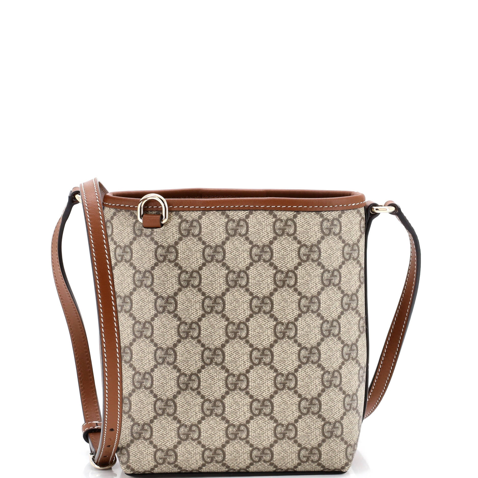 GG Emblem Bucket Bag GG Coated Canvas Nano