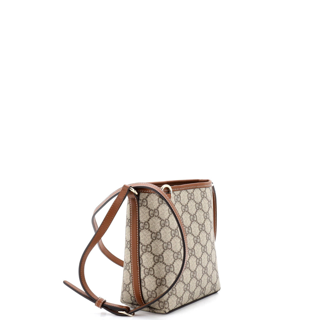 GG Emblem Bucket Bag GG Coated Canvas Nano