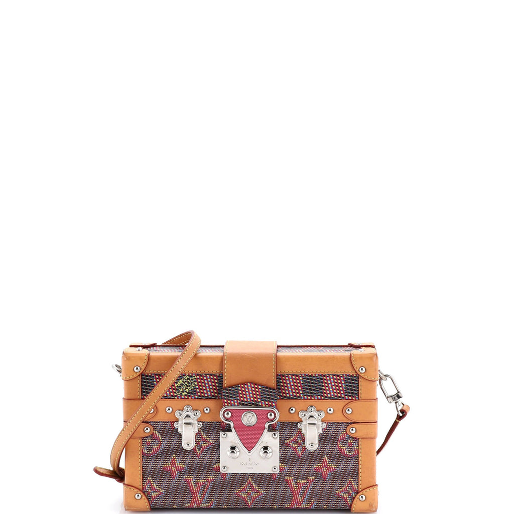 Petite Malle Handbag Damier Monogram LV Pop Canvas