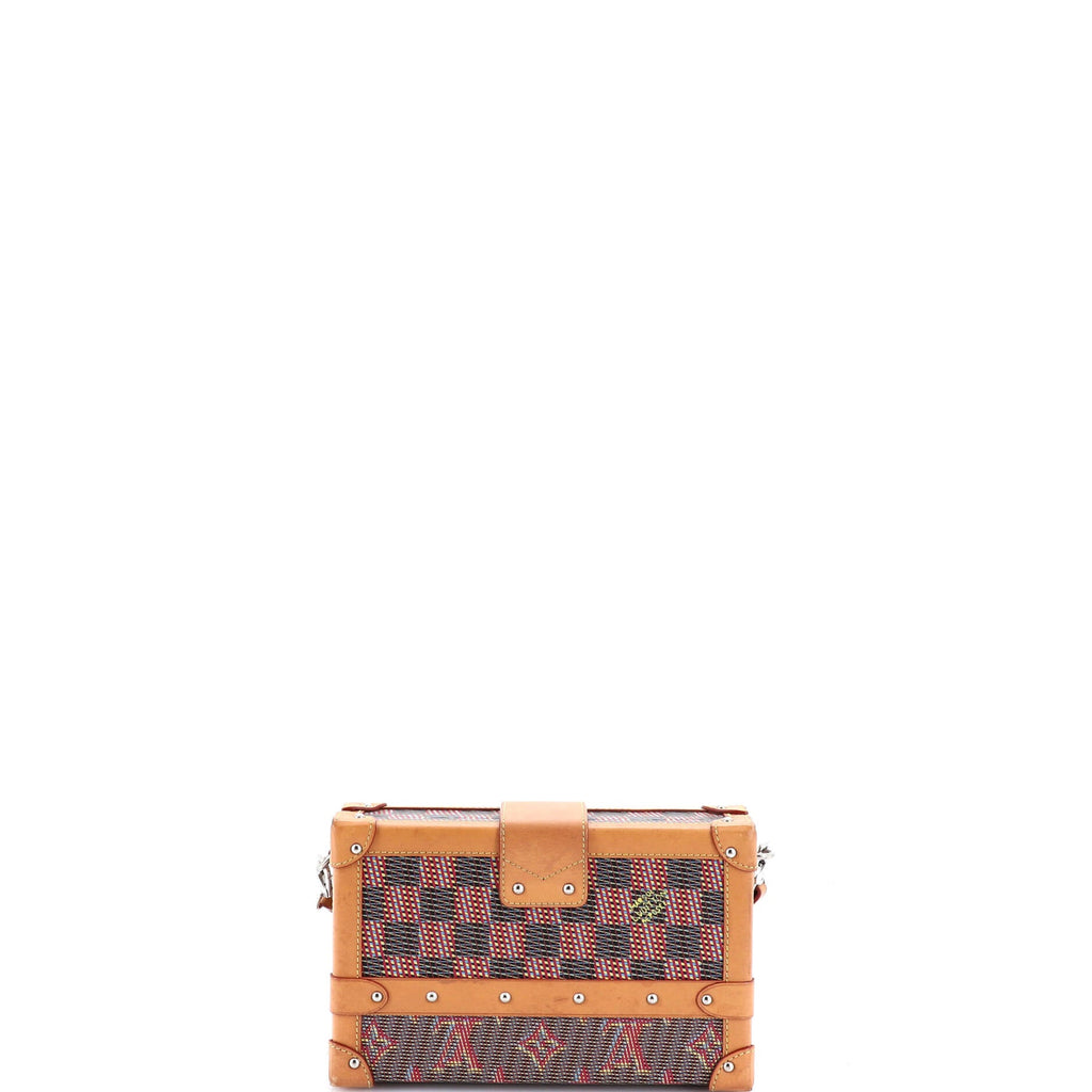 Petite Malle Handbag Damier Monogram LV Pop Canvas