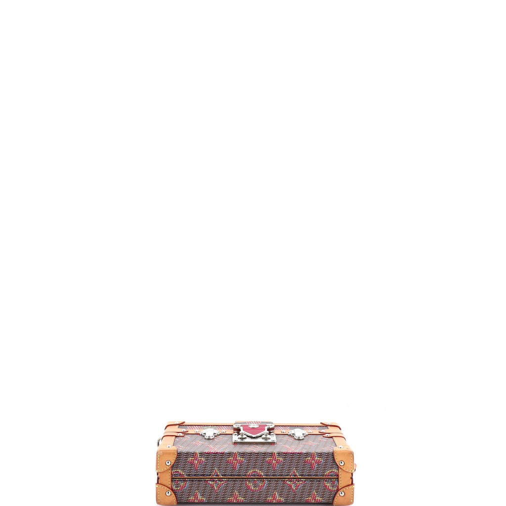 Petite Malle Handbag Damier Monogram LV Pop Canvas