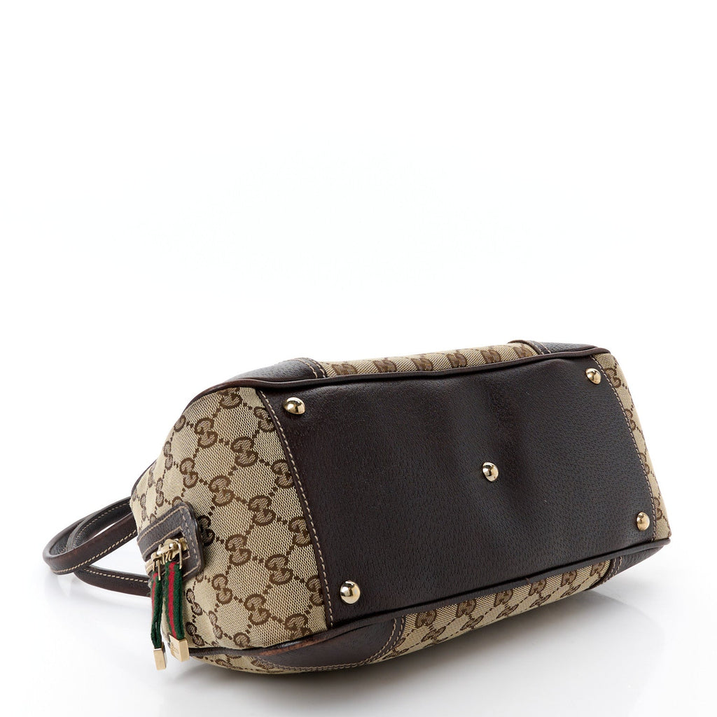 Monogram Small Princy Satchel Dark Brown