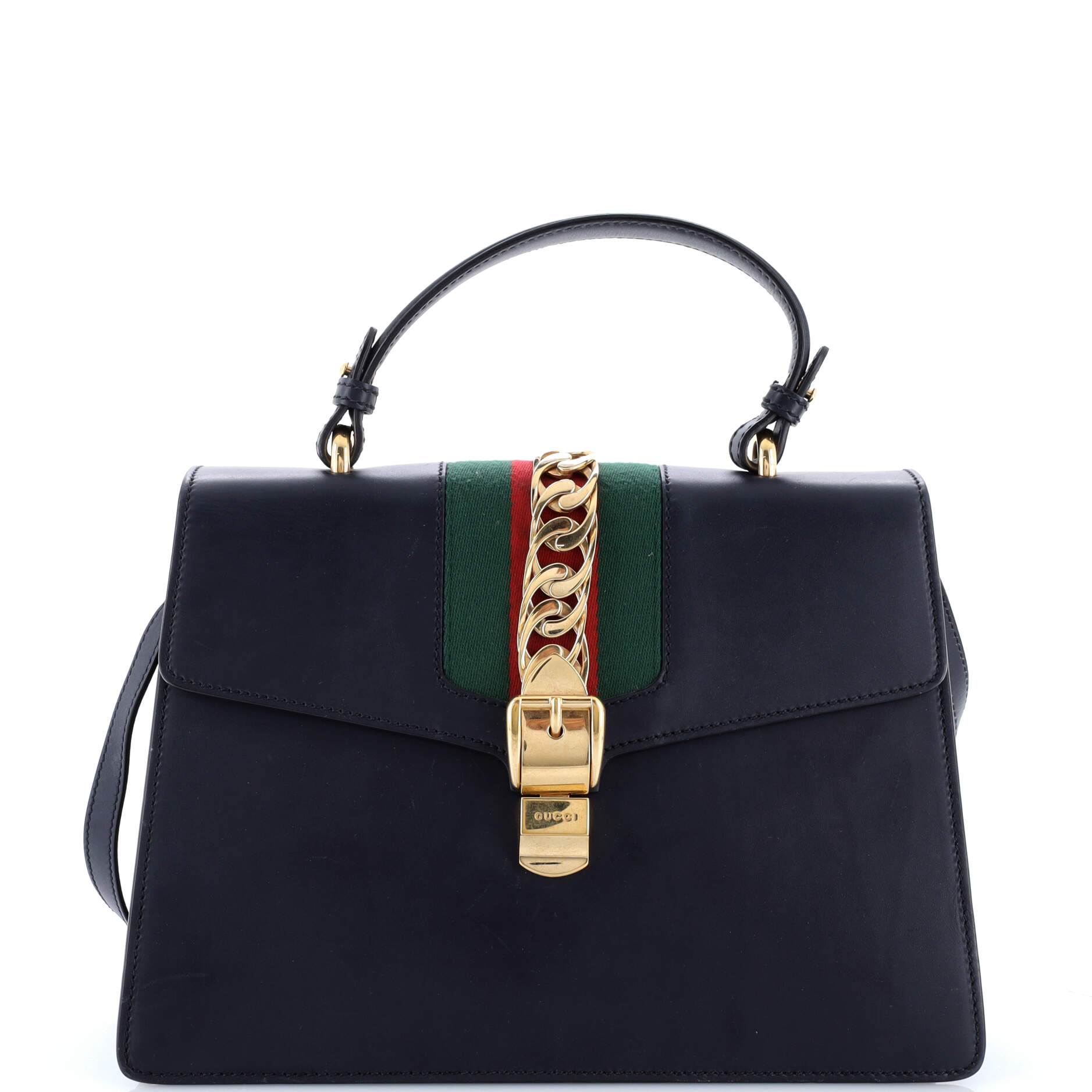 Sylvie Top Handle Bag Leather Medium
