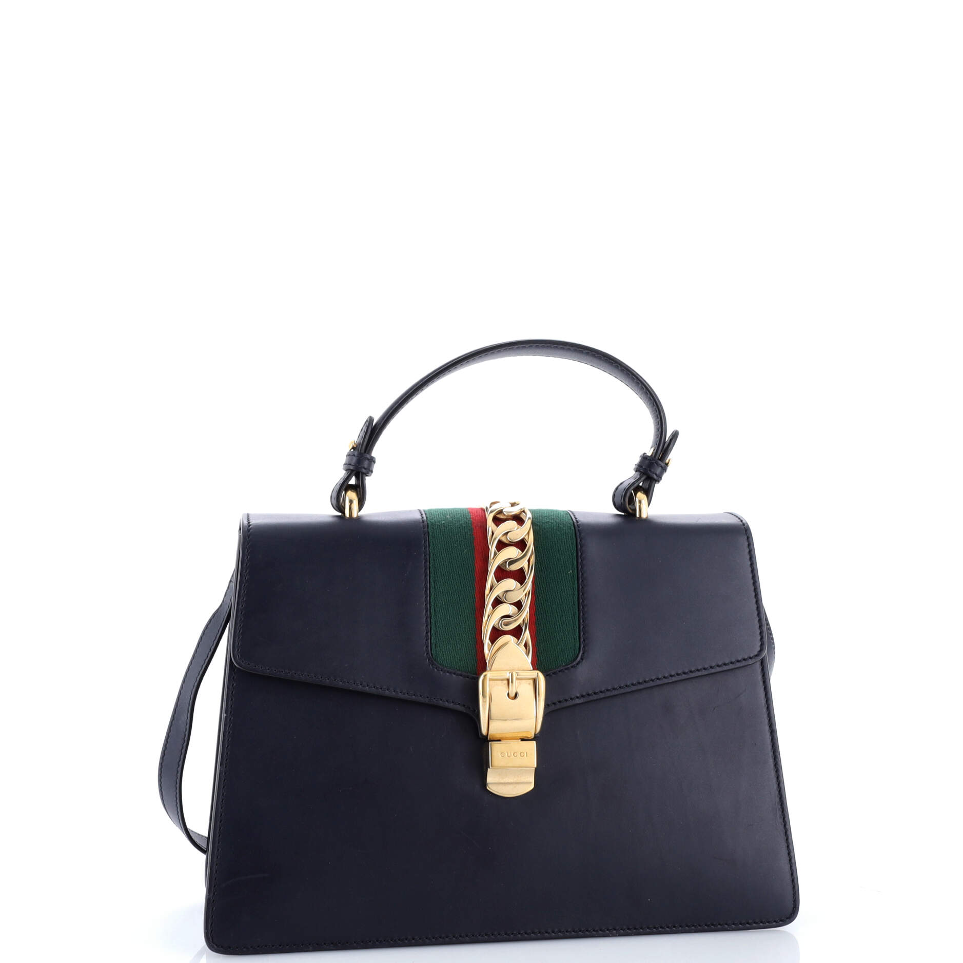 Sylvie Top Handle Bag Leather Medium